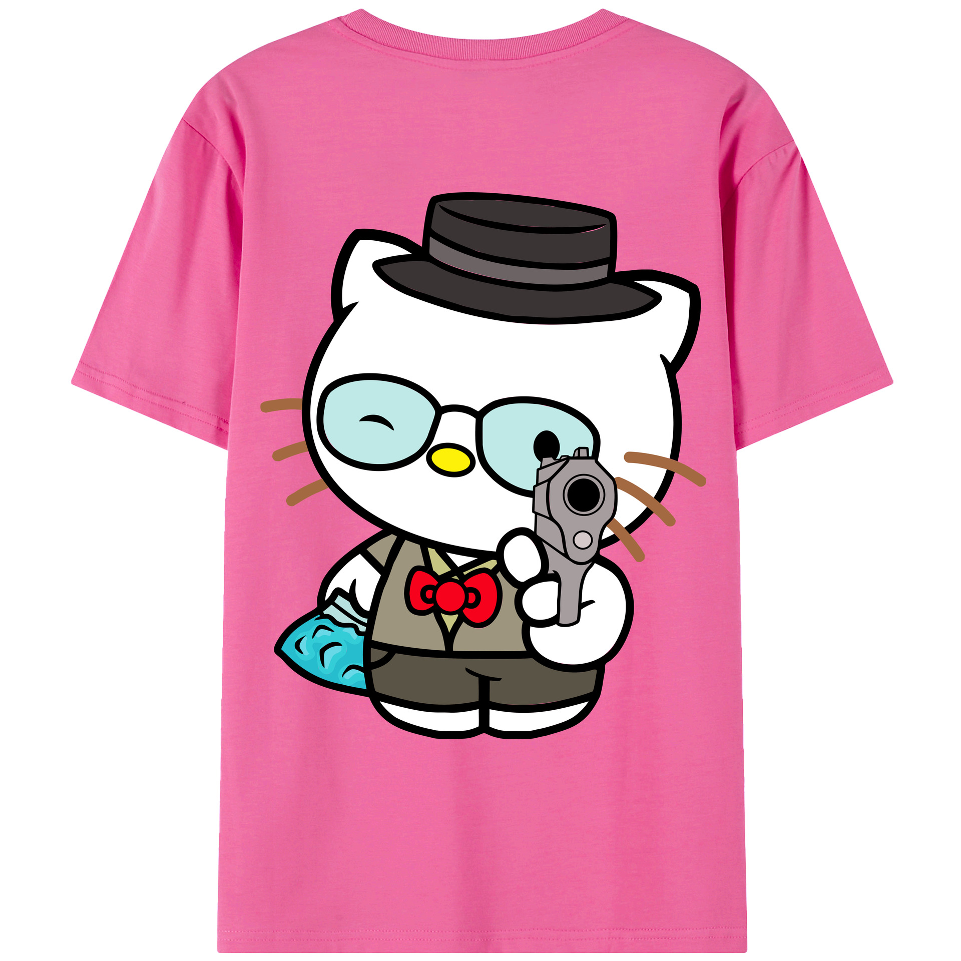 （画像用） Hello Kitty ハローキティ レディース半袖Tシャツ(バックプリント)